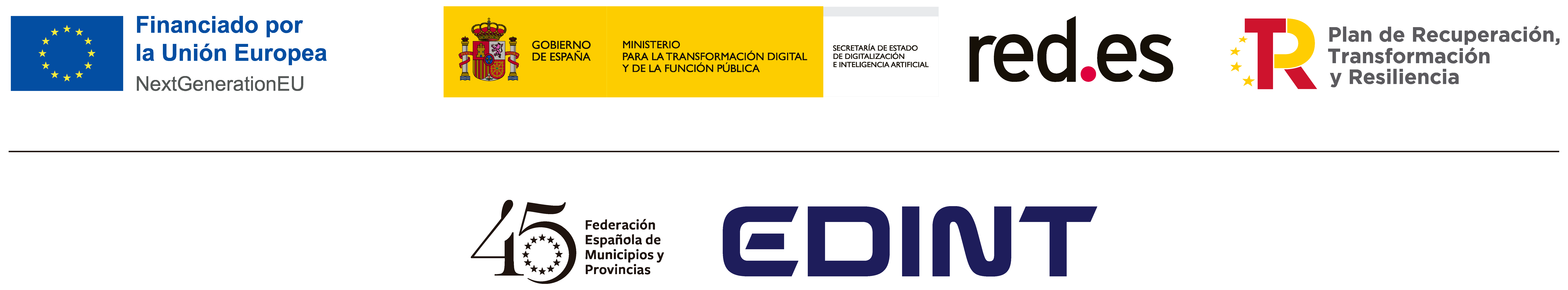 Logo EDINT — Unión Europea