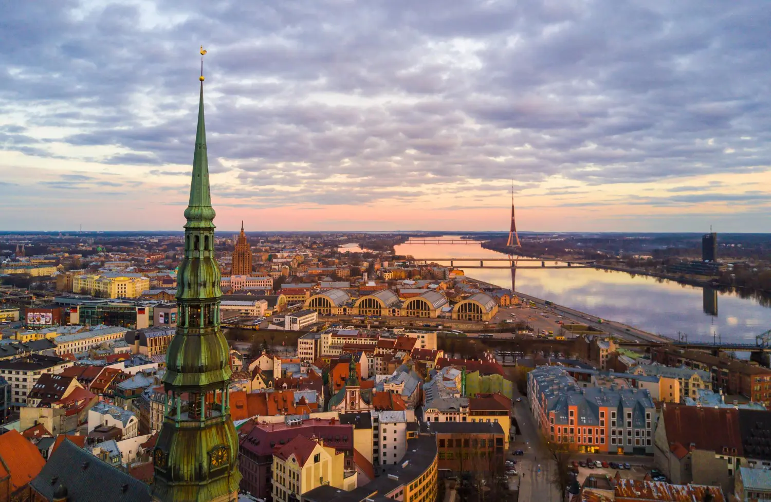 Vista panorámica de Riga